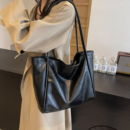 Grand Sac à bandoulière en cuir souple