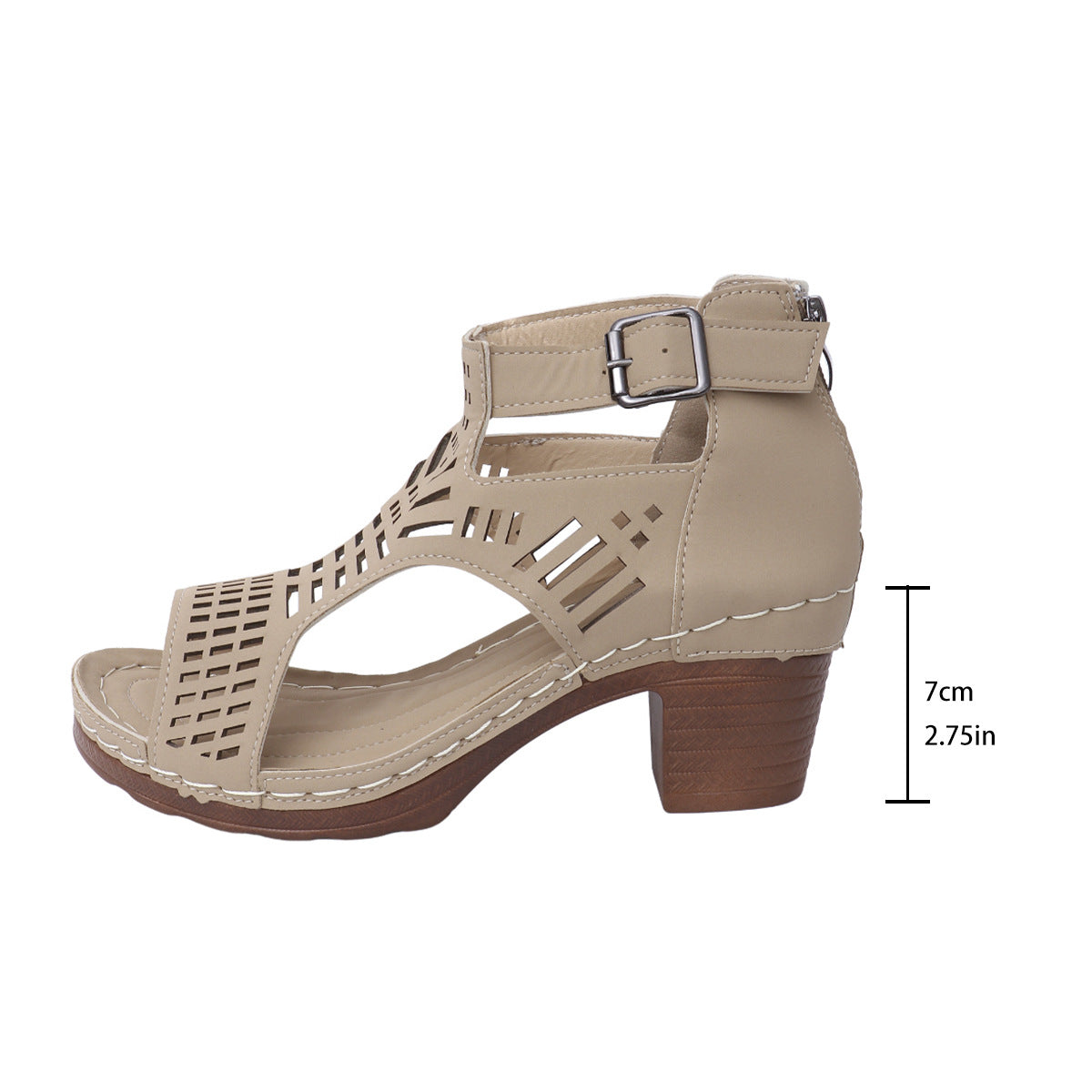 Sandales Élégantes à Talon Confort