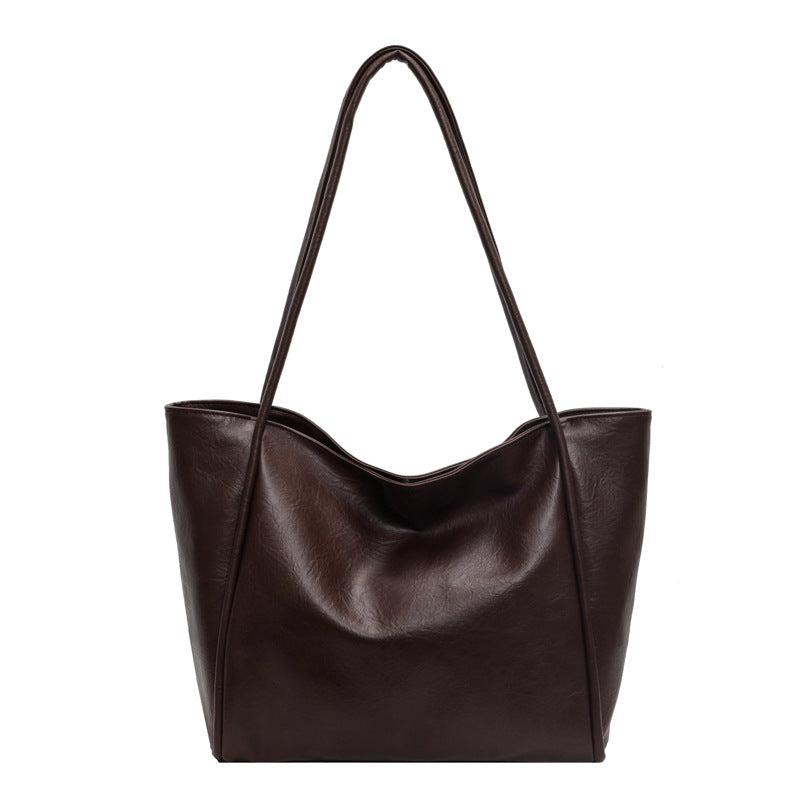Grand Sac à bandoulière en cuir souple