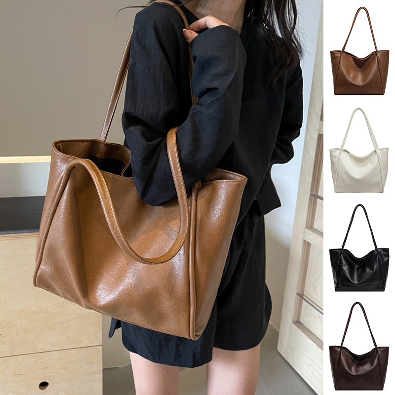 Grand Sac à bandoulière en cuir souple