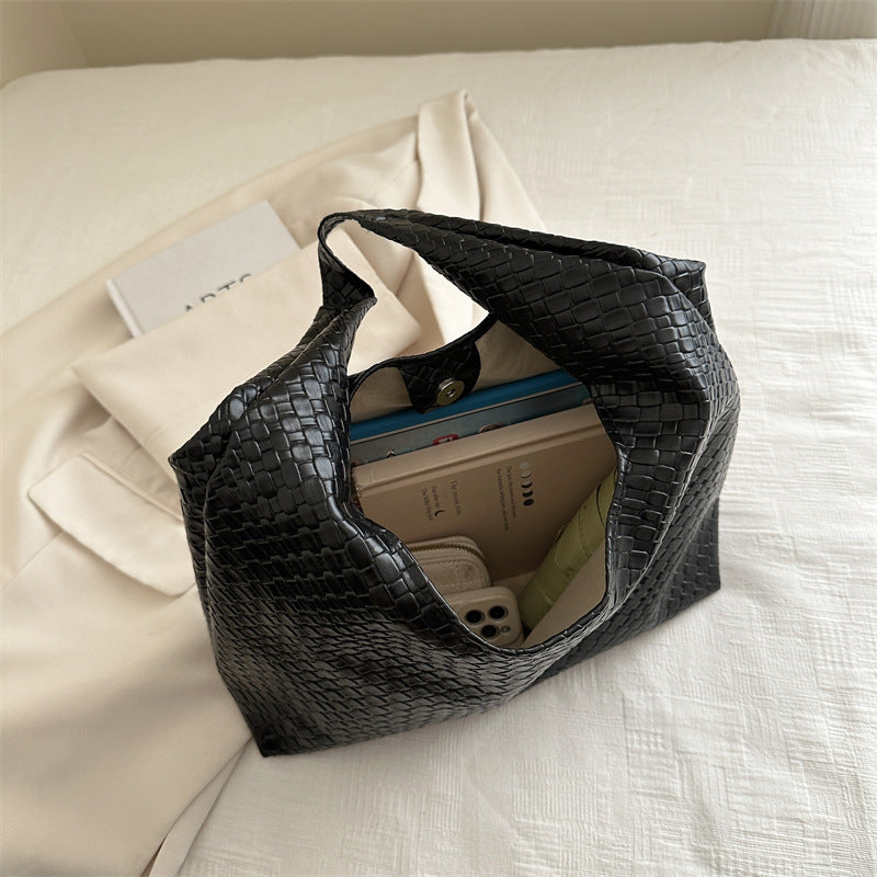 Sac à bandoulière simple rétro de grande capacité