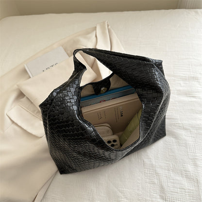 Sac à bandoulière simple rétro de grande capacité