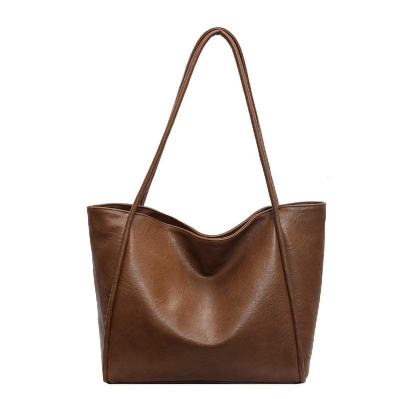 Grand Sac à bandoulière en cuir souple