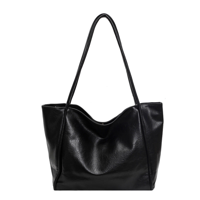Grand Sac à bandoulière en cuir souple