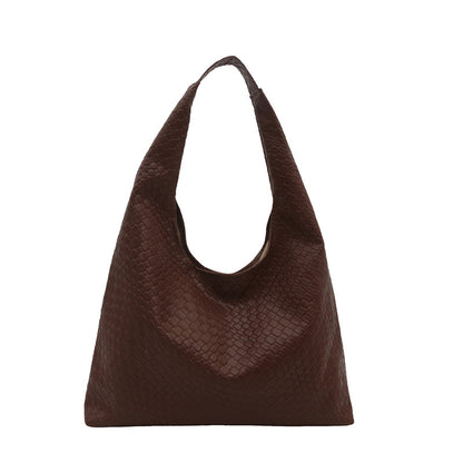 Sac à bandoulière simple rétro de grande capacité